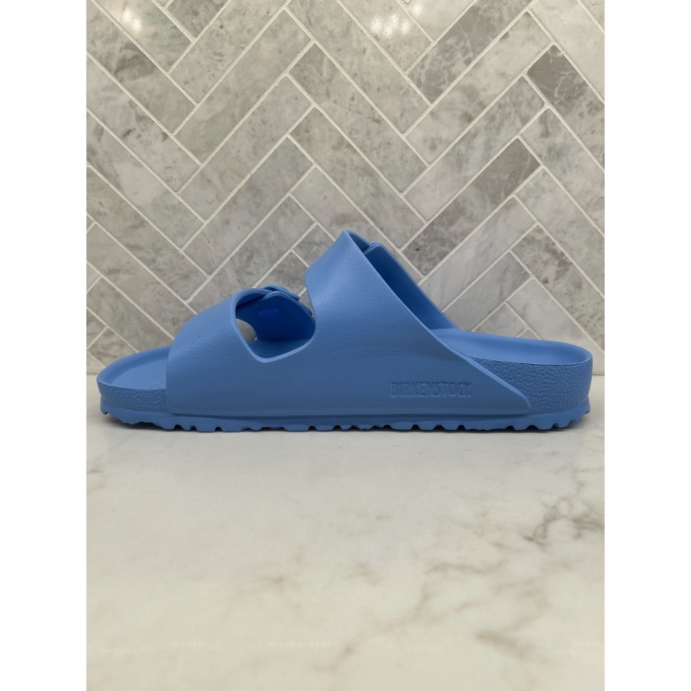 Birkenstock Arizona Essentials EVA Sandals Womens 10 41 Sky Blue Slip On Slides - Picture 4 of 12